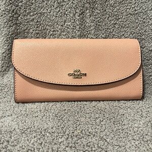 Pink coach wallet